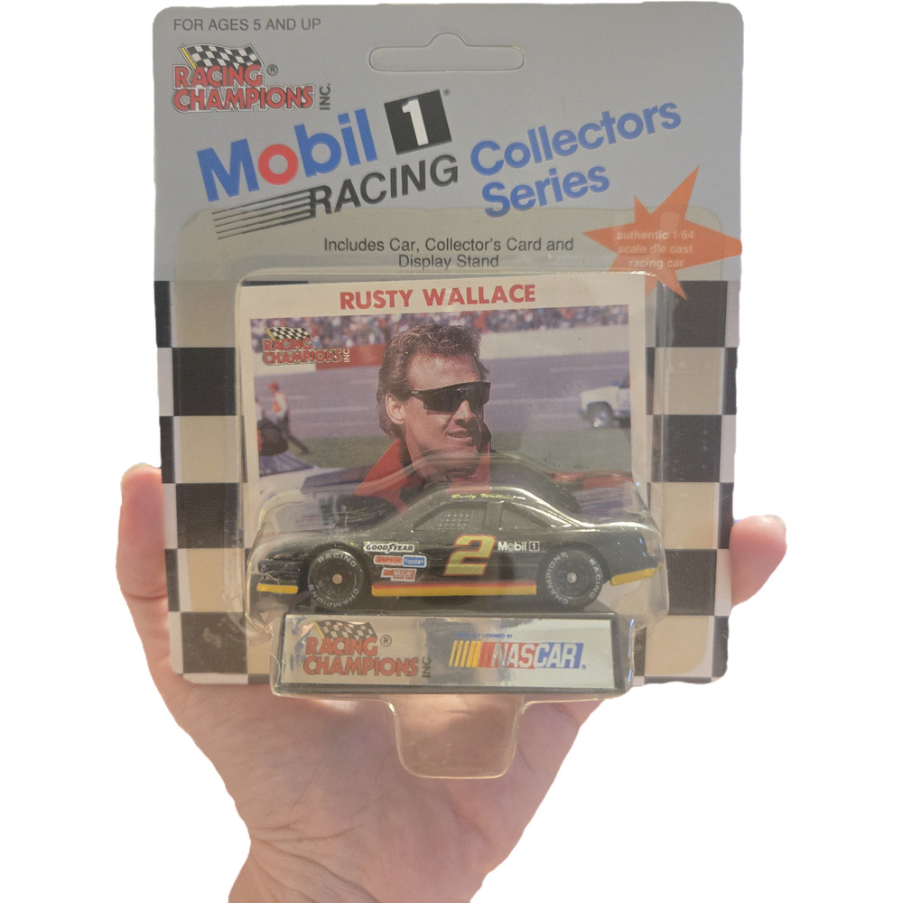 Rusty Wallace 1991 Racing Champions Mobil 1 Racing Collectors Series 1:64
